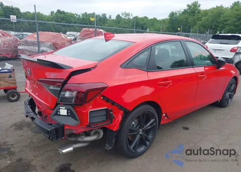 2025 Honda Civic Si Base W/High Performance Summer Tires/ z USA, uszkodzony, nr VIN 2HGFE1E50SH474942